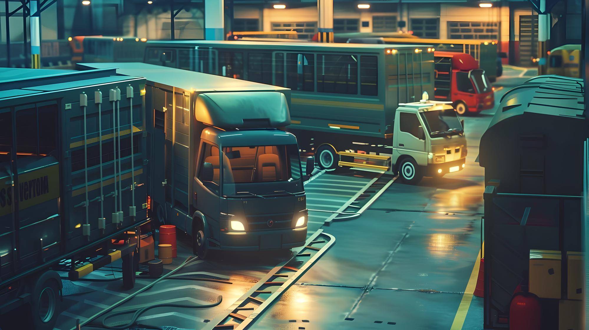 Który środek transportu wewnętrznego charakteryzuje się ruchem ciągłym?